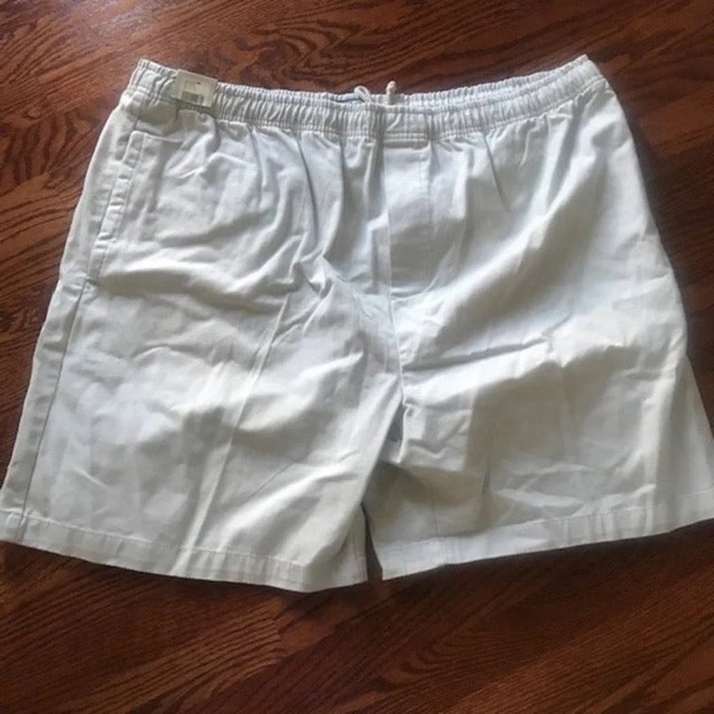 Mens Elastic Waist Drawstring Shorts 2XL XXL Pull On Casual Cotton New With Tags